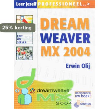 Dreamweaver MX 2004 / Leer jezelf PROFESSIONEEL... - Olij, Verzenden, Gelezen, Olij