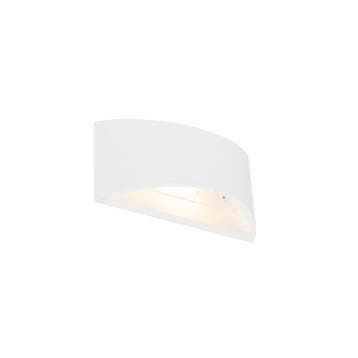 Moderne wandlamp wit 20cm met lichteffect - Tum, Verzenden, Nieuw