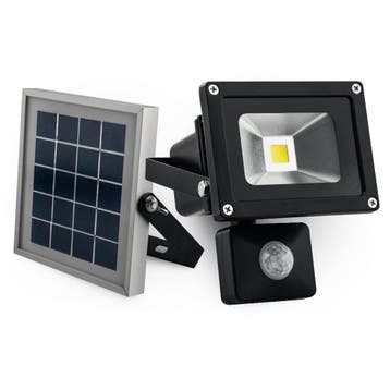 10W LED schijnwerper met zonnepaneel - 1000 Lumen - Koud, Ophalen of Verzenden, Nieuw