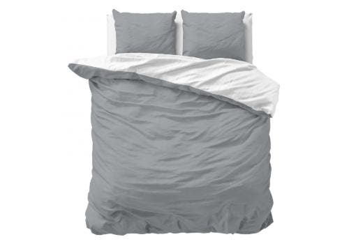 Sleeptime Twin Face Wit/Grijs - 240 x 220, Huis en Inrichting, Slaapkamer | Beddengoed