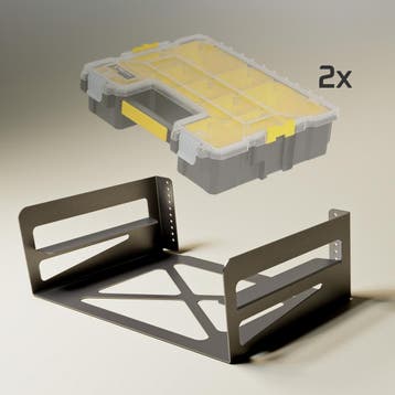 Stackwells Stanley FATMAX organizer Ondiep 2x Houder - Opbe, Doe-het-zelf en Verbouw, Verzenden, Nieuw