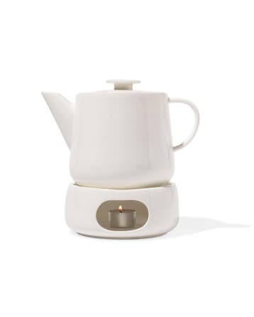 HEMA Sfeerlichthouder Ø15.5cm Chicago new bone wit, Verzenden