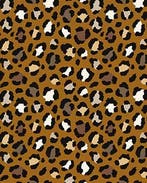 Katoen/Polyester Meubelstof Panter Bruin, Nieuw, Bruin