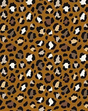 Katoen/Polyester Meubelstof Panter Bruin, Hobby en Vrije tijd, Stoffen en Lappen, Bruin, Nieuw