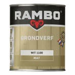 Grondverf Buiten Dekkend Mat Wit 1100 750 ml, Ophalen of Verzenden, Nieuw