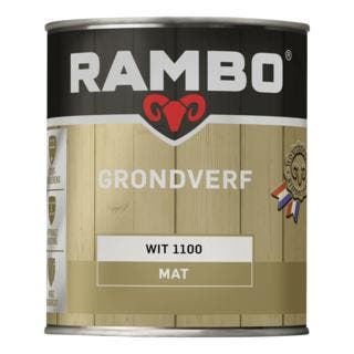 Grondverf Buiten Dekkend Mat Wit 1100 750 ml, Ophalen of Verzenden, Nieuw
