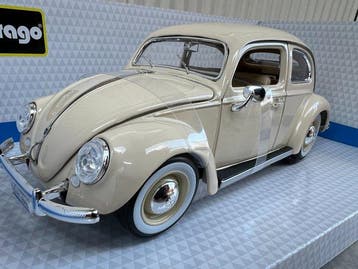 Bburago 1:18 - Modelauto - Volkswagen Kafer Beetle (1955) -, Nieuw