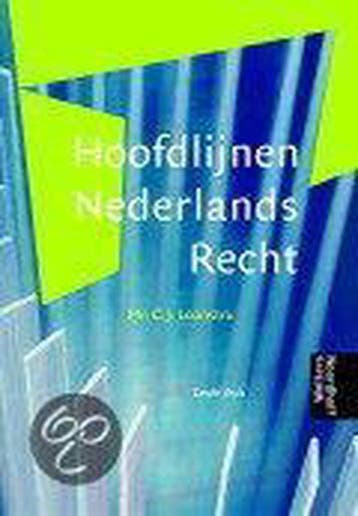 Hoofdlijnen Nederlands Recht 9789001559977, Verzenden, Zo goed als nieuw