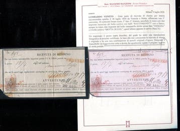 Italiaanse oude staten - Lombardije Venetië 1850 -, Postzegels en Munten, Gestempeld