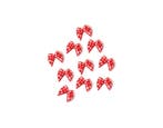Strikje ruit rood wit (10 stuks), Ophalen of Verzenden, Nieuw