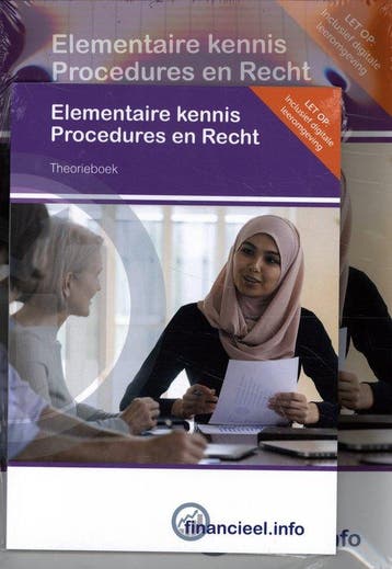 9789037260380 Elementaire kennis procedures en recht 2021..., Boeken, Schoolboeken, Verzenden, Zo goed als nieuw