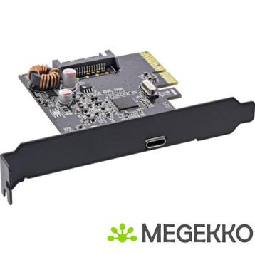 InLine Interface Card USB 3.2 Gen.2x2. 1x USB-C PCIe x4, Verzenden, Nieuw, InLine