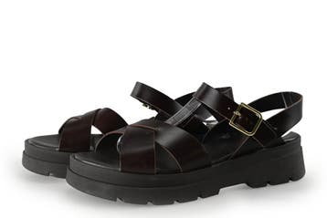 Manfield Sandalen in maat 40 Bruin, Bruin, Verzenden, Sandalen of Muiltjes, Zo goed als nieuw