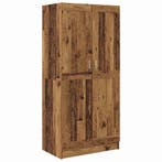 vidaXL Kledingkast met plank Oudhout 82,5 x 51,5 x 180 cm, Verzenden, Nieuw