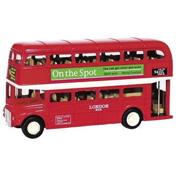 Goki London Bus metalen speelgoedbu van €9,95 voor €4,98, Ophalen of Verzenden, Nieuw
