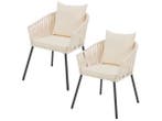 Veiling - Touwstoelen - Set van 2 - Incl. Zit- en Rugkussens, Huis en Inrichting, Stoelen, Nieuw
