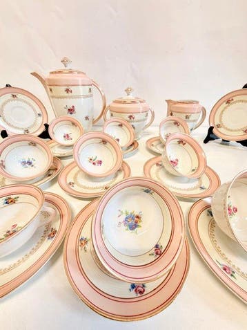 Charles Ahrenfeldt - Koffieservies voor 10 (23) - Porselein,