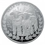 Somaliland - Year of the Sheep - 1 oz 2015, Postzegels en Munten, Munten | Afrika, Verzenden, Overige landen, Losse munt, Zilver