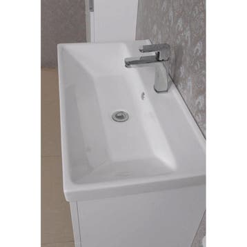 Xellanz Badmeubel - 80cm - Keramische Wastafel + Spiegel +, Ophalen of Verzenden, Nieuw