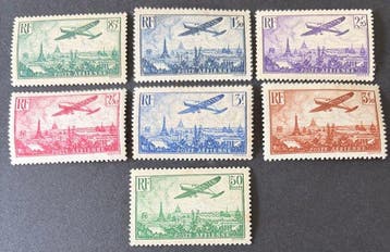 Frankrijk 1936 - Yvt 8-14 - Poste Aerienne set, Gestempeld