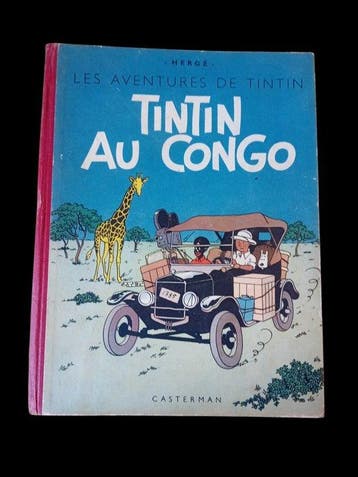 Tintin T2 - Tintin au Congo (B1) - C - EO couleur - 1 Album, Boeken, Nieuw