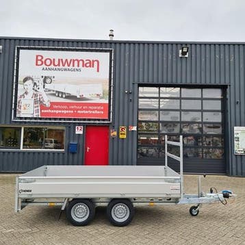 Henra 301x155cm 2700kg plateauwagen, Auto diversen, Aanhangers en Bagagewagens, Ophalen, Nieuw