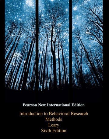 Boek Introduction To Behavioral Research Methods 97812920202, Verzenden, Zo goed als nieuw
