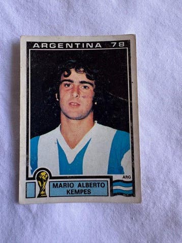 1978 Panini World Cup Mario Kempes - 1 Sticker - Good (GD), Verzamelen, Nieuw