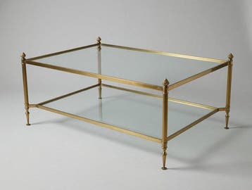 Salontafel - Moderne Franse rechthoekige salontafels van, Antiek en Kunst