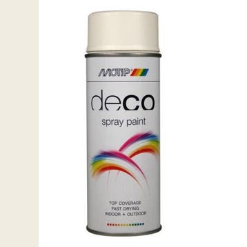 Motip Deco Paint Ral 9010 Helder Wit Hoogglans 400 ml, Ophalen of Verzenden, Nieuw