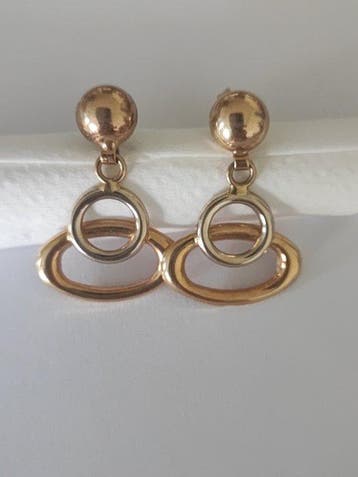 Oorbellen - 18 karaat Geel goud, Sieraden, Tassen en Uiterlijk, Oorbellen, Nieuw