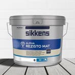 Sikkens Alpha Rezisto Mat - RAL 9010 - 1 liter, Overige kleuren, Nieuw, Ophalen of Verzenden, Verf