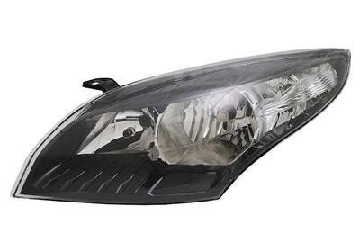 Renault Megane 2009-2012 Zwart Koplamp Links (Koplampen), Auto-onderdelen, Verlichting, Nieuw, Verzenden