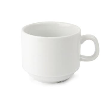 Magazijnopruiming: Olympia Whiteware stapelbare theekop 20cl, Ophalen of Verzenden