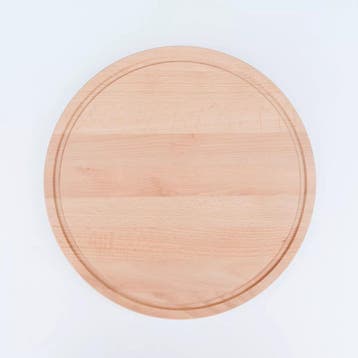 HOCHO Dikke Ronde Snijplank met Sapgeul en Handgrepen – B., Huis en Inrichting, Ophalen of Verzenden, Nieuw