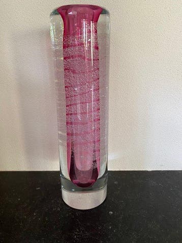 Sklarny - Frantisek Vizner - Vaas - H. 34 cm - Glas