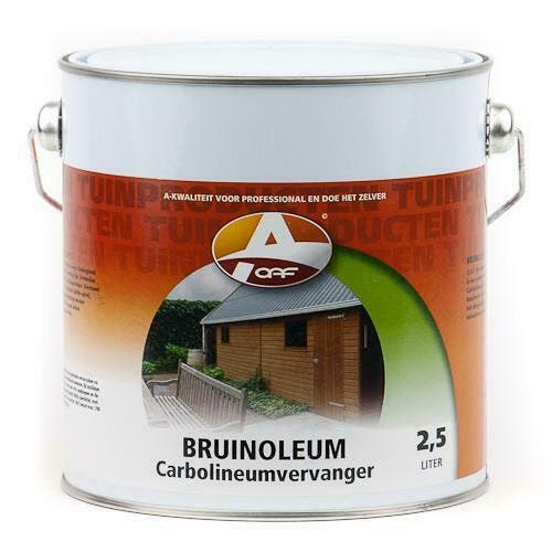 bruinoleum 5ltr, Doe-het-zelf en Verbouw, Verf, Beits en Lak, Nieuw, Verzenden
