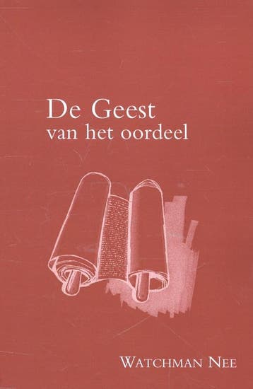 De Geest Van Het Oordeel | Watchman Nee | Nieuw, Boeken, Ophalen of Verzenden, Nieuw, Watchman Nee