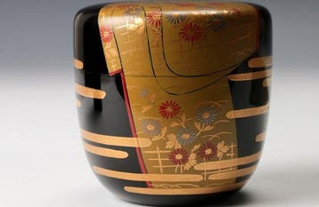 Nakamura Soetsu  (1932-?) - Theekom - Hout, Lak -