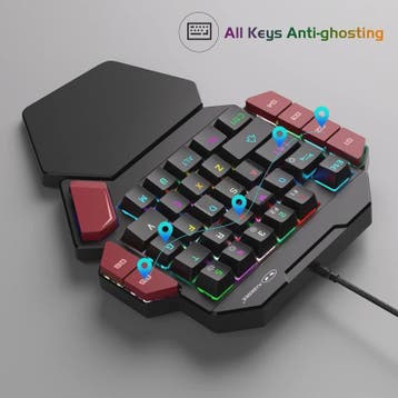 MageGee Mini Mechanisch Gaming Toetsenbord - 35 Toetsen, Eén, Computers en Software, Toetsenborden, Verzenden, Nieuw
