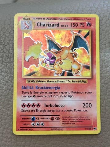Pokémon - 1 Card - Charizard 11/108 Holo - XY, Nieuw