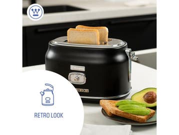 Westinghouse Retro Broodrooster - 815W - 5, Witgoed en Apparatuur, Broodroosters, Verzenden, Nieuw