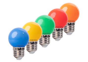Set van 10 LED lampen in 5 kleuren, Huis en Inrichting, Lampen | Losse lampen, Verzenden, Nieuw
