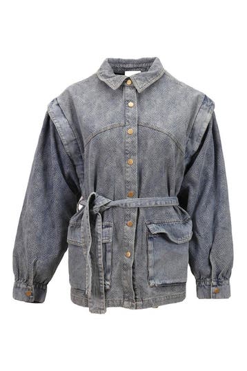 Aaiko Jas in maat S Blauw, Kleding | Dames, Jassen | Winter, Aaiko, Verzenden, Zo goed als nieuw, Blauw