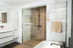 Douchedeur 160 cm nisdeur 160cm x 220cm - 0085, Ophalen, Nieuw, Glas, Douche