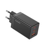 DrPhone WL16 - Compacte GaN 67W Thuislader – Quick 4.0 – 3 P, Verzenden, Nieuw