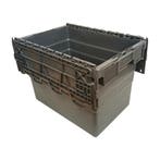 Distributiebak, 600x400x416 mm, euronorm, grijs kunststof,, 40 tot 60 cm, 50 tot 75 cm, Ophalen of Verzenden, 35 tot 50 cm