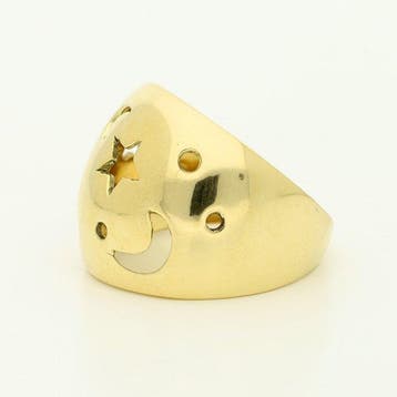 Ring - 18 karaat Geel goud, Nieuw
