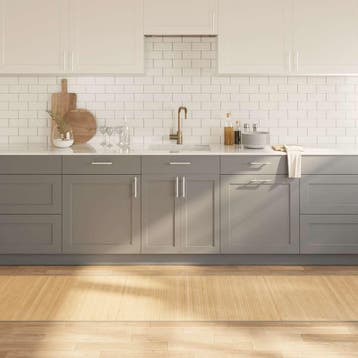 vidaXL Vloerkleed rechthoekig 80x300 cm bamboe lichtnaturel, Verzenden, Nieuw, Beige