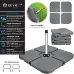 Parasolvoet - Parasoltegels - Vulbaar - Voor kruisvoet - Gri, Verzenden, Zo goed als nieuw